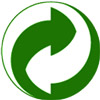 Знак DER GRÜNE PUNKT (Зеленая точка)
